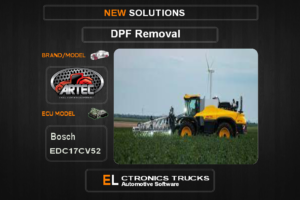 DPF Off Artec Bosch EDC17CV52 Electronics Trucks Automotive Software