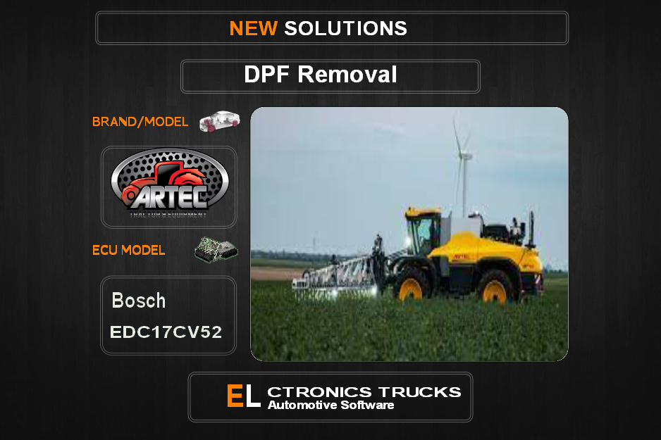 DPF Off Artec Bosch EDC17CV52 Electronics Trucks Automotive Software