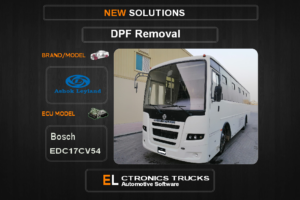 DPF Off Ashok Bosch EDC17CV54 Electronics Trucks Automotive Software