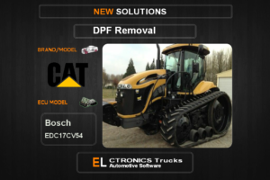 DPF Off caterpillar-Agrilne Bosch EDC17CV54 Electronics Trucks Automotive Software