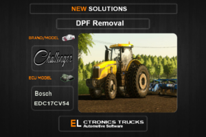 DPF Off Challenger-Agriline Bosch EDC17CV54 Electronics Trucks Automotive Software