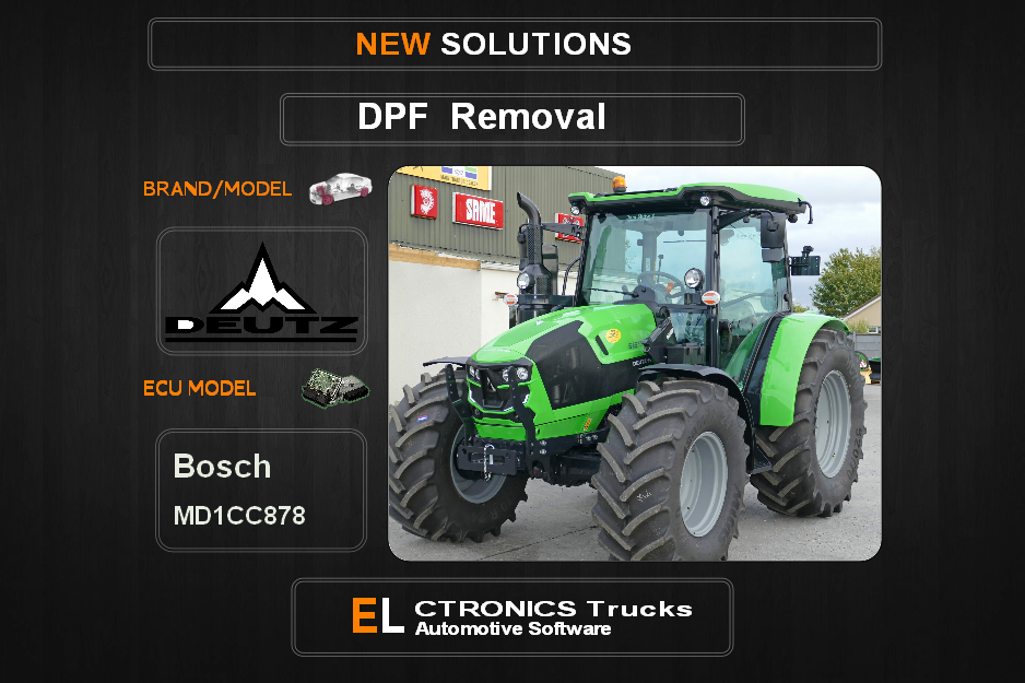 DPF Off Deutz Bosch MD1CC878 Electronics Trucks Automotive Software