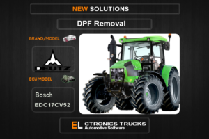 DPF Off Deutz  Bosch EDC17CV52 Electronics Trucks Automotive Software