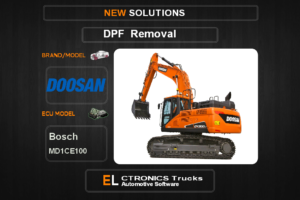 DPF Off Doosan Bosch MD1CE100 Electronics Trucks Automotive Software