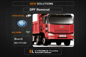 DPF Off Faw-Trucks Bosch EDC17CV54 Electronics Trucks Automotive Software
