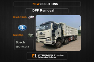 DPF Off Faw-Trucks Bosch EDC17CV44 Electronics Trucks Automotive Software