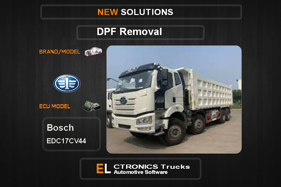 DPF Off Faw-Trucks Bosch EDC17CV44 Electronics Trucks Automotive Software