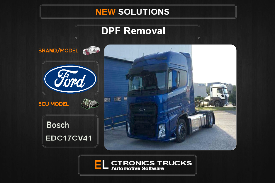 DPF Off Ford-Truck Bosch EDC17CV41 Electronics Trucks Automotive Software