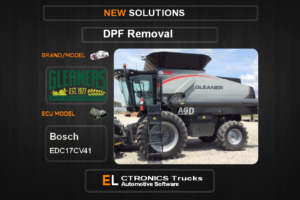 DPF Off Gleaner-Agriline Bosch EDC17CV41 Electronics Trucks Automotive Software
