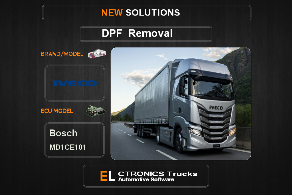 DPF Off Iveco-Truck Bosch MD1CE101 Electronics Trucks Automotive Software