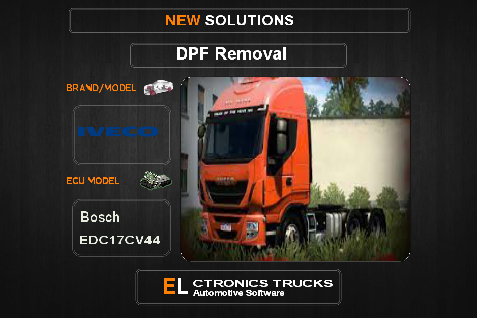 DPF Off Iveco-Truck Bosch EDC17CV44 Electronics Trucks Automotive Software