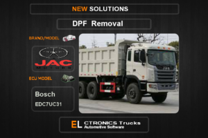 DPF Off Jac-Trucks Bosch EDC17CV44 Electronics Trucks Automotive Software