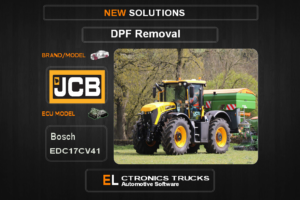 DPF Off JCB Bosch EDC17CV41 Electronics Trucks Automotive Software