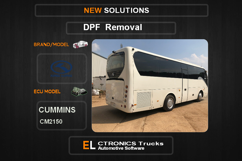 DPF Off KingLong-Bus Cummins CM2150 Electronics Trucks Automotive Software