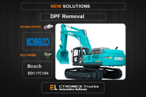 DPF Off Kobelco Bosch EDC17CV54 Electronics Trucks Automotive Software