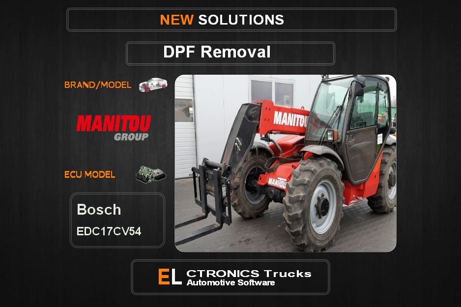 DPF Off Manitou-télescopique Bosch EDC17CV54 Electronics Trucks Automotive Software