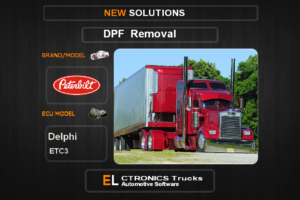 DPF Off Peterbilt Delphi ETC3 Electronics Trucks Automotive Software