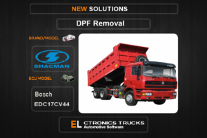 DPF Off Shacman-Trucks Bosch EDC17CV44 Electronics Trucks Automotive Software