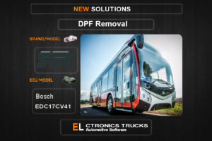 DPF Off Sor-Bus Bosch EDC17CV41 Electronics Trucks Automotive Software
