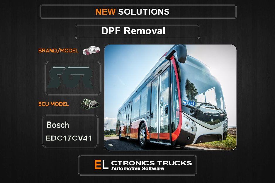 DPF Off Sor-Bus Bosch EDC17CV41 Electronics Trucks Automotive Software