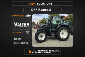 DPF Off Valtra-Agriline Bosch EDC17CV54 Electronics Trucks Automotive Software