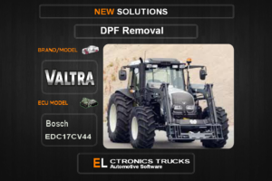 DPF Off Valtra-Agriline Bosch EDC17CV44 Electronics Trucks Automotive Software