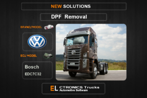 DPF Off Volkswagen Bosch EDC7C32 Electronics Trucks Automotive Software