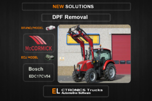 DPF Off Mc-Agriline Bosch EDC17CV54 Electronics Trucks Automotive Software