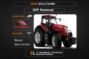 DPF Off Mc-Agriline Bosch EDC17CV41 Electronics Trucks Automotive Software