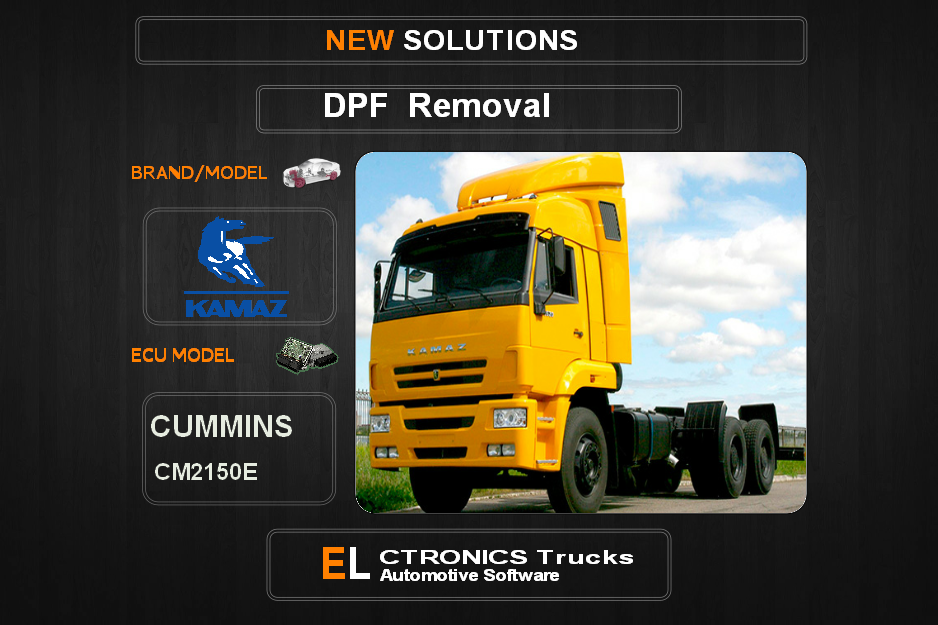 DPF Off Kamaz-Trucks Cummins CM2150C Electronics Trucks Automotive Software
