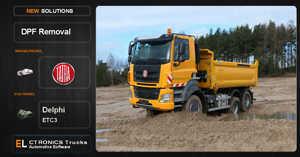 DPF Off Tatra Delphi ETC3 Electronics Trucks Automotive Software