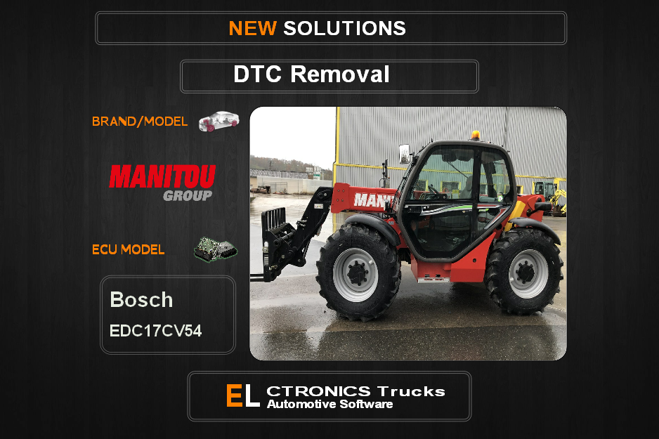 DTC OFF Manitou-télescopique Bosch EDC17CV54 Electronics Trucks Automotive software