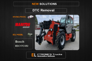 DTC OFF Manitou-télescopique Bosch EDC17CV52 Electronics Trucks Automotive software