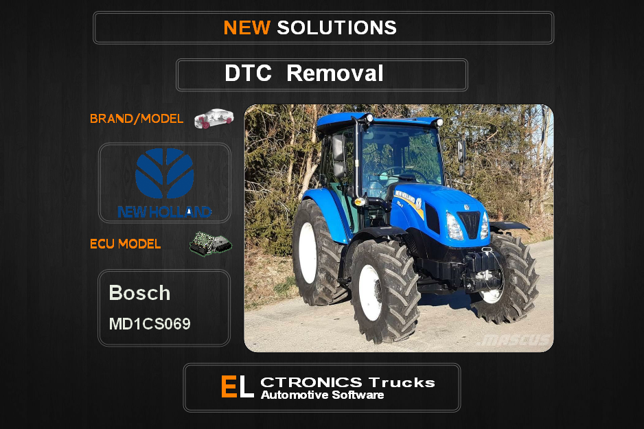 DTC OFF New-Holland-Agriline Bosch MD1CS069 Electronics Trucks Automotive software