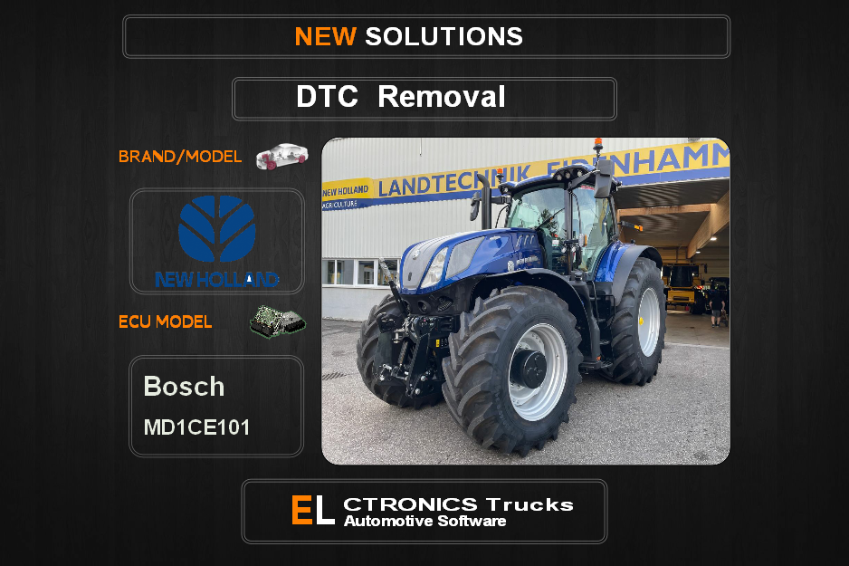 DTC OFF New-Holland-Agriline Bosch MD1CE101 Electronics Trucks Automotive software