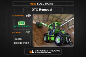 DTC OFF Merlo-Agriline Bosch EDC17CV52 Electronics Trucks Automotive software