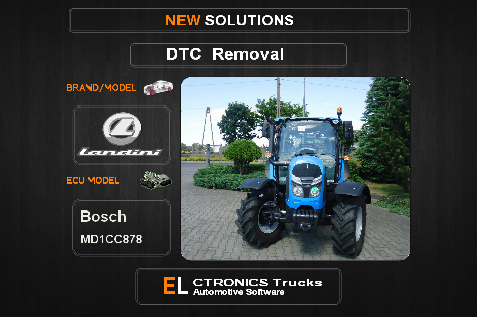 DTC OFF Landini Bosch MD1CC878 Electronics Trucks Automotive software