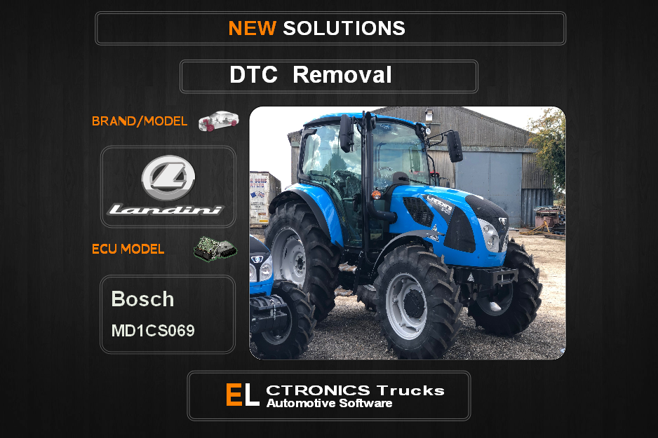 DTC OFF Landini Bosch MD1CS069 Electronics Trucks Automotive software