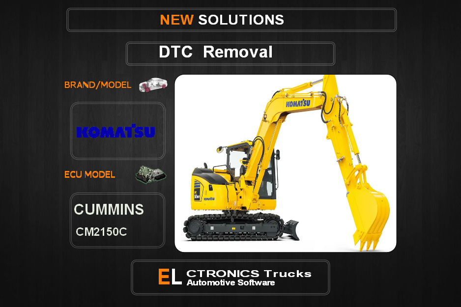 DTC OFF Komatsu Cummins CM2150C Electronics Trucks Automotive software