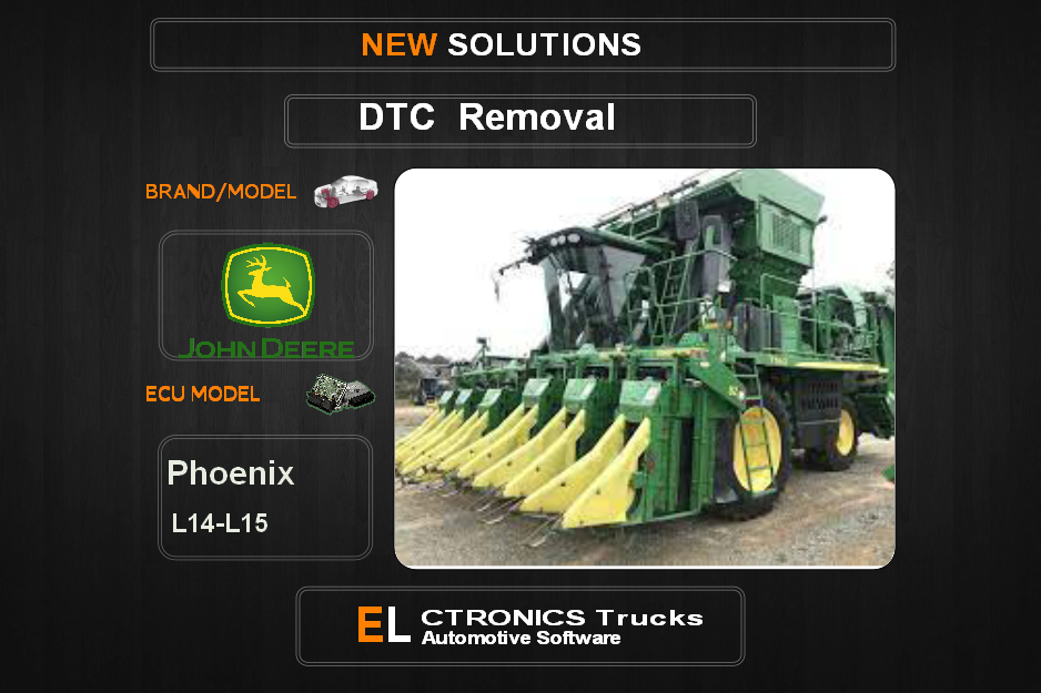 DTC OFF John-Deere Phoenix L14-L15 Electronics Trucks Automotive software