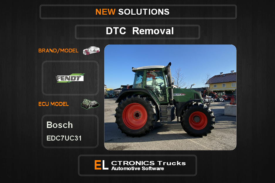 DTC OFF Fendt-Agriline Bosch EDC7UC31 Electronics Trucks Automotive software