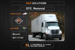 DTC OFF International Bosch EDC17CV82 Electronics Trucks Automotive software