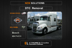 DTC OFF Truck-International Bosch EDC7UC31 Electronics Trucks Automotive software