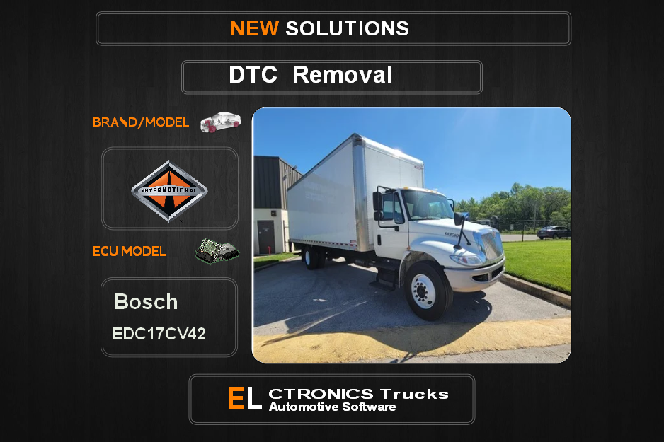 DTC OFF Trucks-International Bosch EDC17CV42 Electronics Trucks Automotive software
