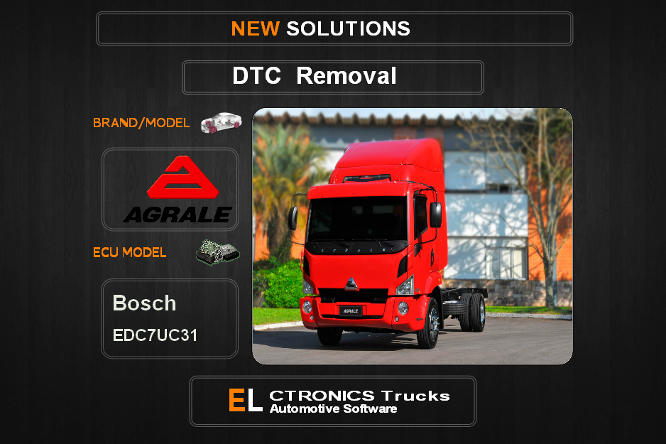 DTC OFF Agrale-Trucks Bosch EDC7UC31 Electronics Trucks Automotive software