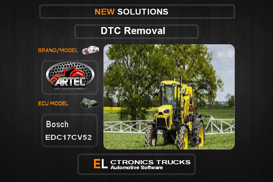 DTC OFF Artec Bosch EDC17CV52 Electronics Trucks Automotive software