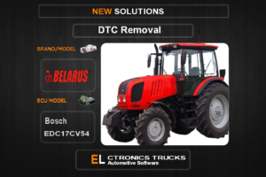 DTC OFF Belarus-Agriline Bosch EDC17CV54 Electronics Trucks Automotive software