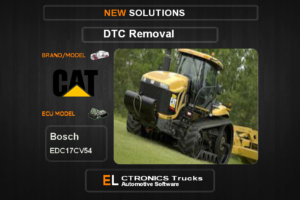 DTC OFF caterpillar-Agrilne Bosch EDC17CV54 Electronics Trucks Automotive software
