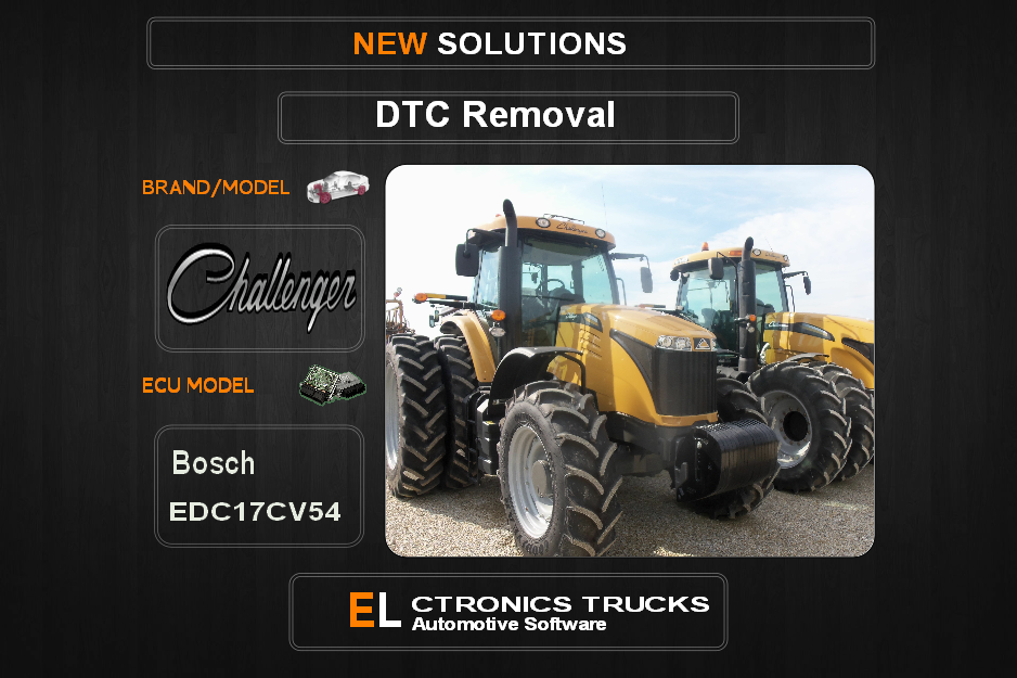 DTC OFF Challenger-Agriline  Bosch EDC17CV54 Electronics Trucks Automotive software