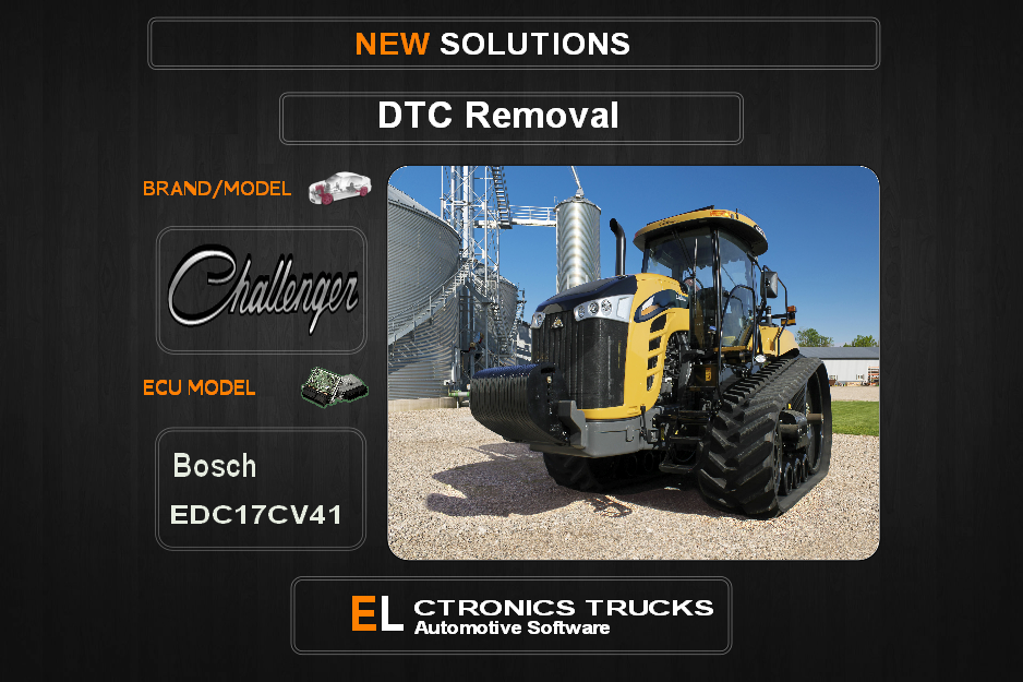 DTC OFF Challenger-Agriline Bosch EDC17CV41 Electronics Trucks Automotive software